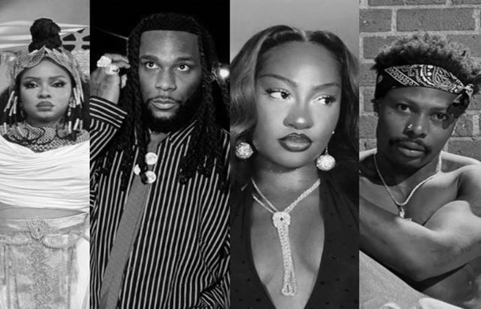 Burna Boy, Yemi Alade, Wizkid, Tems and 3 other Nigerian artists nominated in the Best African Music Performance category