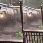 Shocking moment a house is swept away in deadly New Mexico flash floods [Watch]