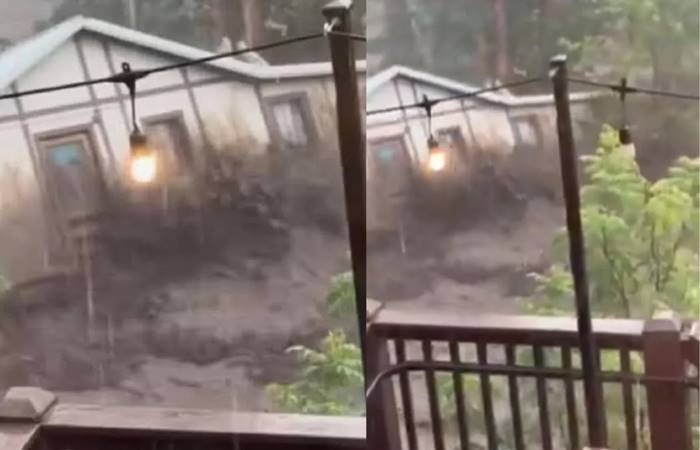 Shocking moment a house is swept away in deadly New Mexico flash floods [Watch]